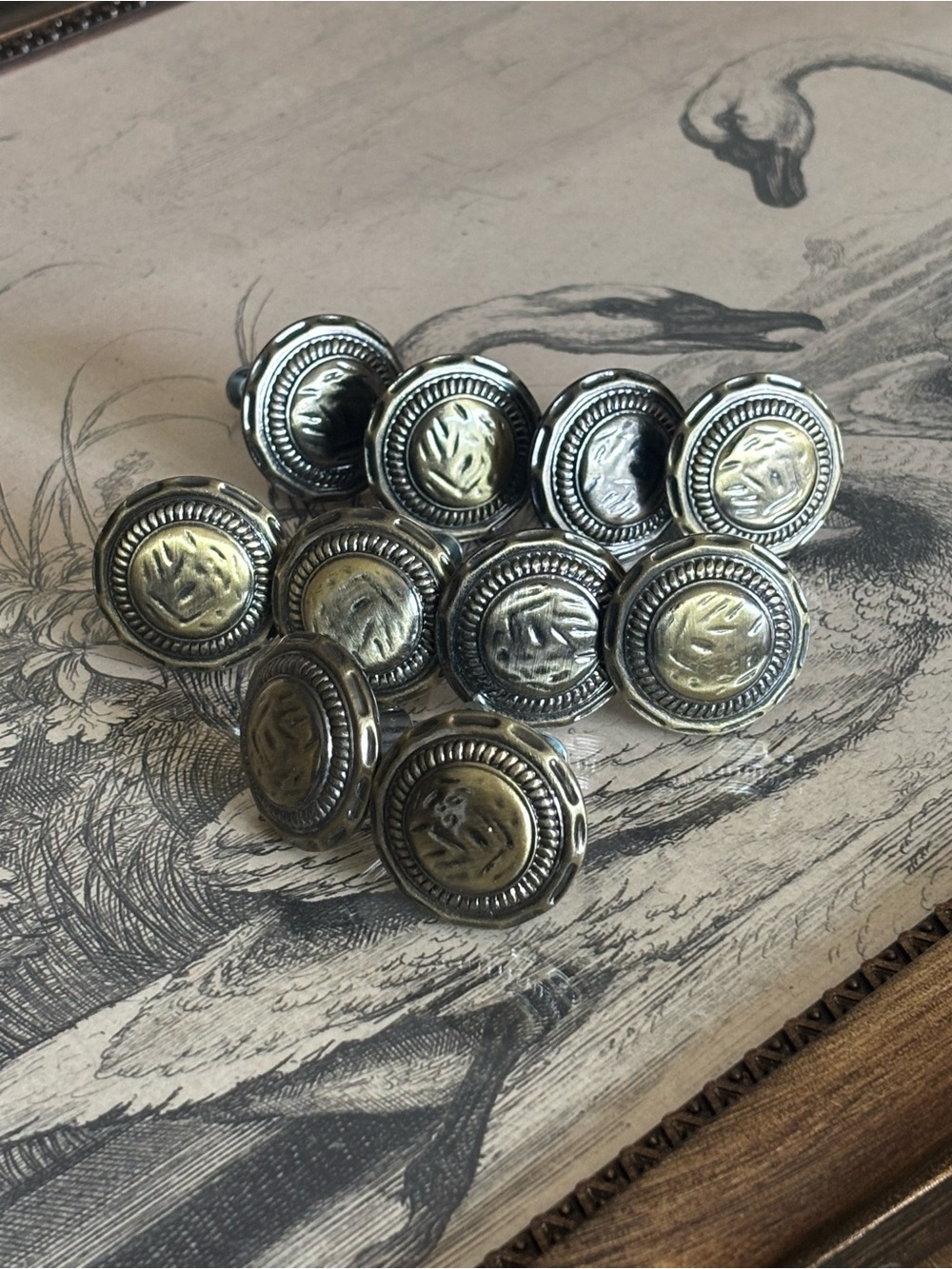 Antique Brass Drawer Pulls